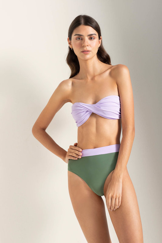 Бандо без бретелей в лиловом оттенке от премиум бренда Туше. Бандо без бретелей у фіолетовому відтінку від преміум бренду Туше.