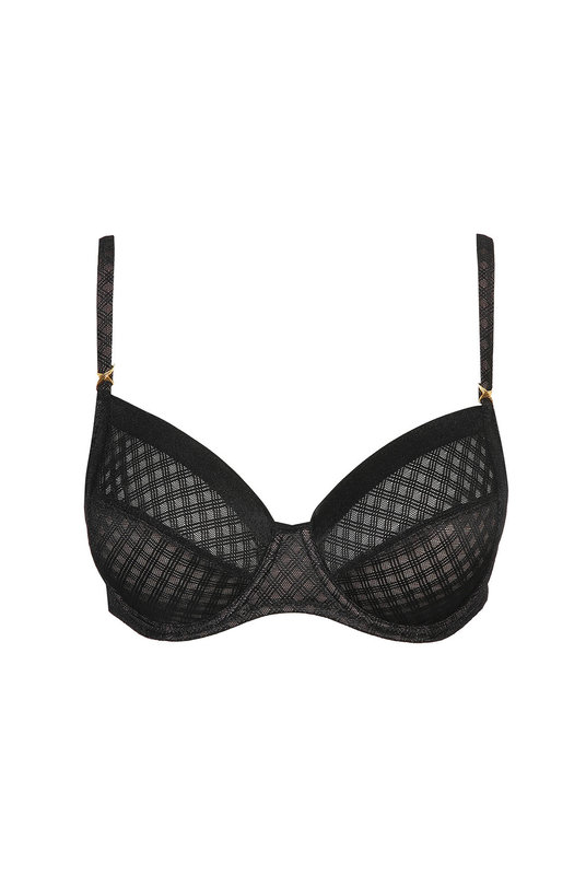 Мягкий бюстгальтер на косточках в черном цвете Marie Jo Классический. М'який бюстгальтер на кісточках у чорному кольорі Marie Jo Класичний.