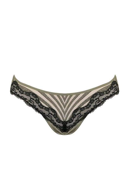 Сексуальные трусы слипы женские с геометричным кружевом темно-синего цвета и полупрозрачной тюлью от ANDRES SARDA в оливковом цвете.Сексуальні труси сліпи жіночі з геометричним мереживом темно-синього кольору і напівпрозорою тюлью від ANDRES SARDA в оливковому кольорі.