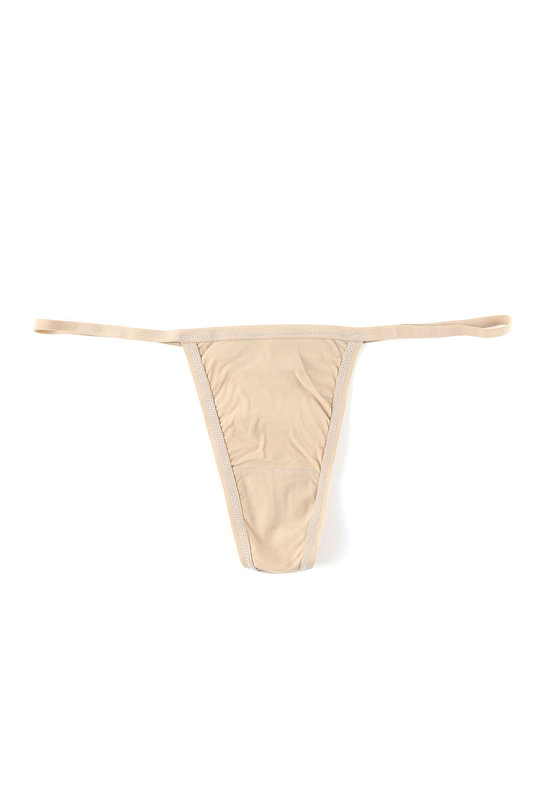 Бесшовные трусы женские тонкие и легкие стринги hanky panky в светлом цвете. Безшовні труси жіночі тонкі і легкі стрінги hanky panky в світлому кольорі.