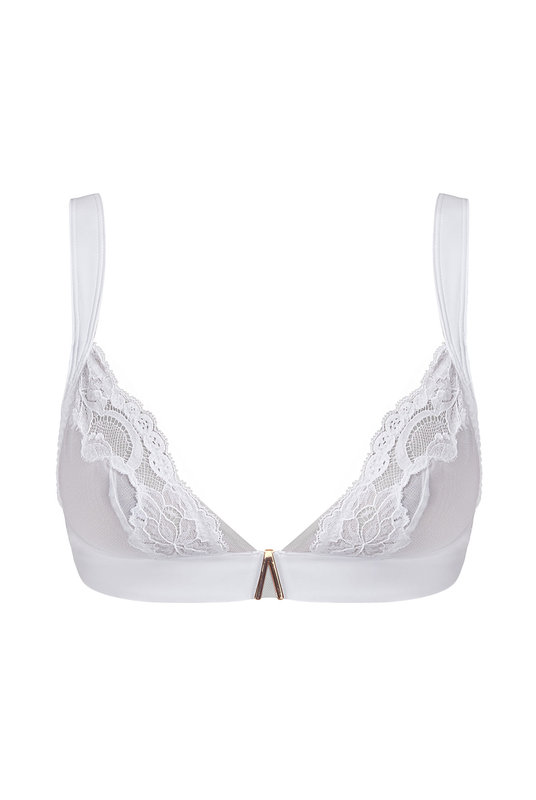 Купить бюстгальтер без кости бралетт мягкий от ANDRES SARDA в белом цвете. Купити бюстгальтер без кістки бралетт м'який від ANDRES SARDA в білому кольорі.