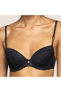 Купить бюстгальтер на кости черного цвета ANDRES SARDA