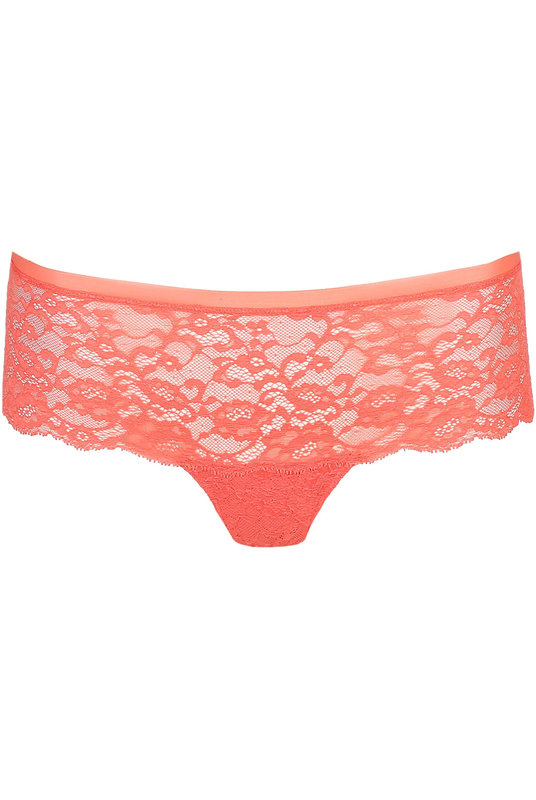Бесшовные трусики женские шорты  кружевные в цвете персидский красный от Мари Жо. Безшовні трусики шорти мереживні в кольорі ПЕРСЬКИЙ ЧЕРВОНИЙ від Марі Жо.