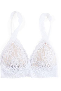 Купить белый бюстгальтер без косточек Hanky Panky