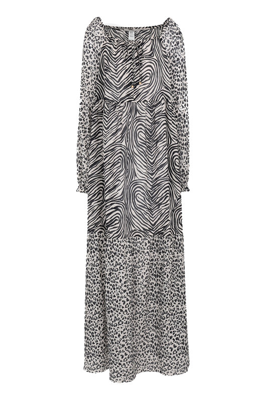 7AD11230 Платье Animal mix