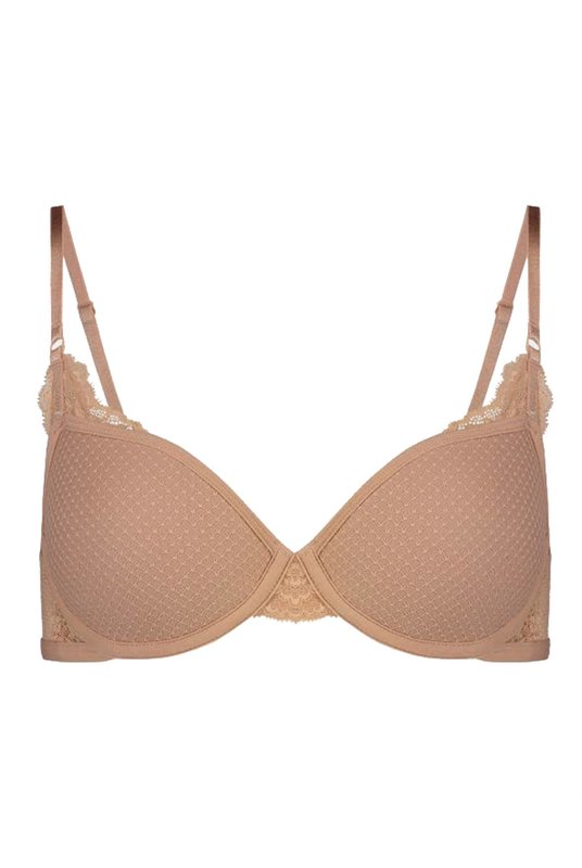 Телесный лифчик с кружевом ME. by Bendon