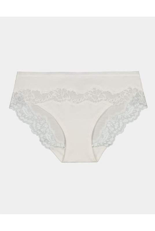Хлопковые трусы женские с кружевом от ME. BY BENDON в белом цвете. Бавовняні труси жіночі з мереживом від ME. BY BENDON  в білому кольорі.