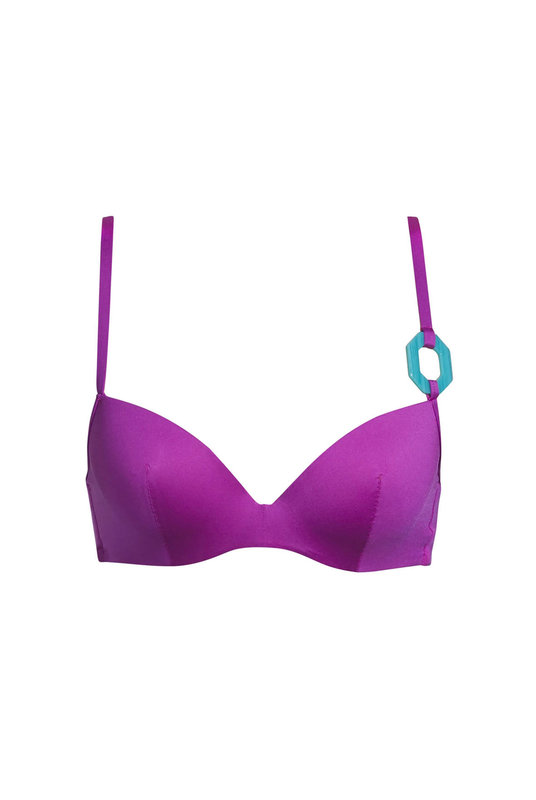 Купить верх от раздельного купальника: купальный бюстгальтер с уплотненными чашками на кости, от Андрес Сарда.  Верх роздільного купальника: бюстгальтер з ущільненими чашками на кістки, від Андрес Сарда.