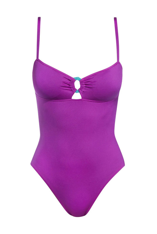 Купить Цельный купальник фиолетовый  от мирового бренда Андрес Сарда. Суцільний купальник фіолетовий купити, брендовий купальник від Андрес Сарда.