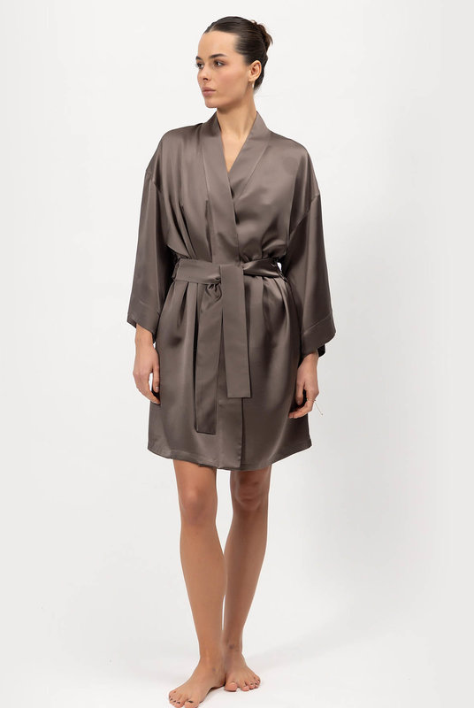 242207-17 Халат-кимоно короткий Леди