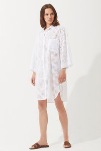 NETTA Платье-рубашка White Dresses
