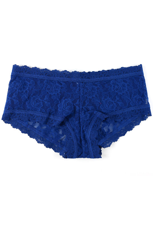 Женские трусы шорты кружевные повседневные удобные от Хэнки Пэнки в синем цвете. Жіночі труси шорти мереживні повсякденні зручні від Хенкі Пенкі в синьому кольорі.