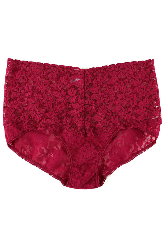 Купить трусы женские с высокой посадкой  кюлоты от Ханки Панки в красном цвете. Купити труси жіночі з високою посадкою кюлоти від Ханки Панки в червоному кольорі.