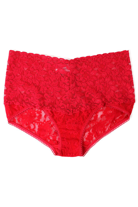 Трусы женские с высокой посадкой Хэнки Пэнки в красном оттенке. Труси жіночі з високою посадкою Хенкі Пенкі в червоному відтінку.