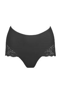 Высоки женские сексуальные трусы кюлоты кружевные с непрозрачным передом с высокой посадкой от Мари Жо в черном цвете. Високі жіночі сексуальні труси кюлоти мереживні з непрозорим передом з високою посадкою від Марі Жо в чорному кольорі.