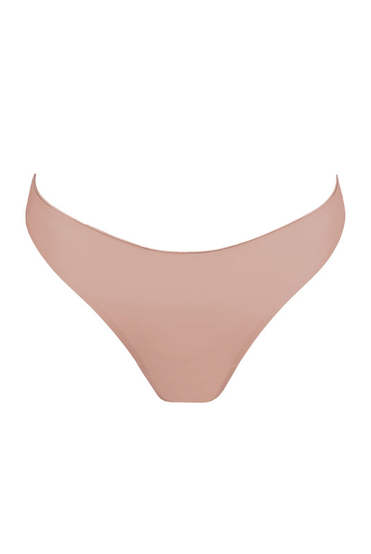 Купить бразилиана трусы женские бесшовные с низкой посадкой от MARIE JO в цвете кофе. Купити бразиліана труси жіночі безшовні з низькою посадкою від MARIE JO в кольорі кави.