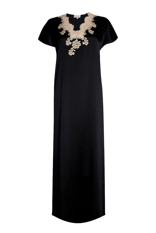 Шелковая Сорочка с Кружевом